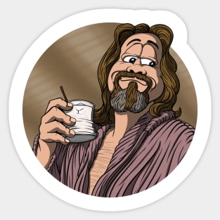 The Dude Abides Sticker